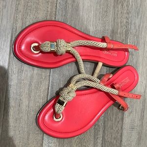 Cute pink straps sandals